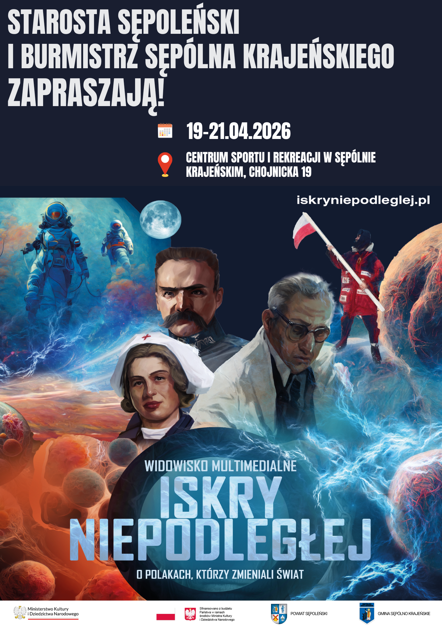 Iskry Niepodległej - widowisko multimedialne