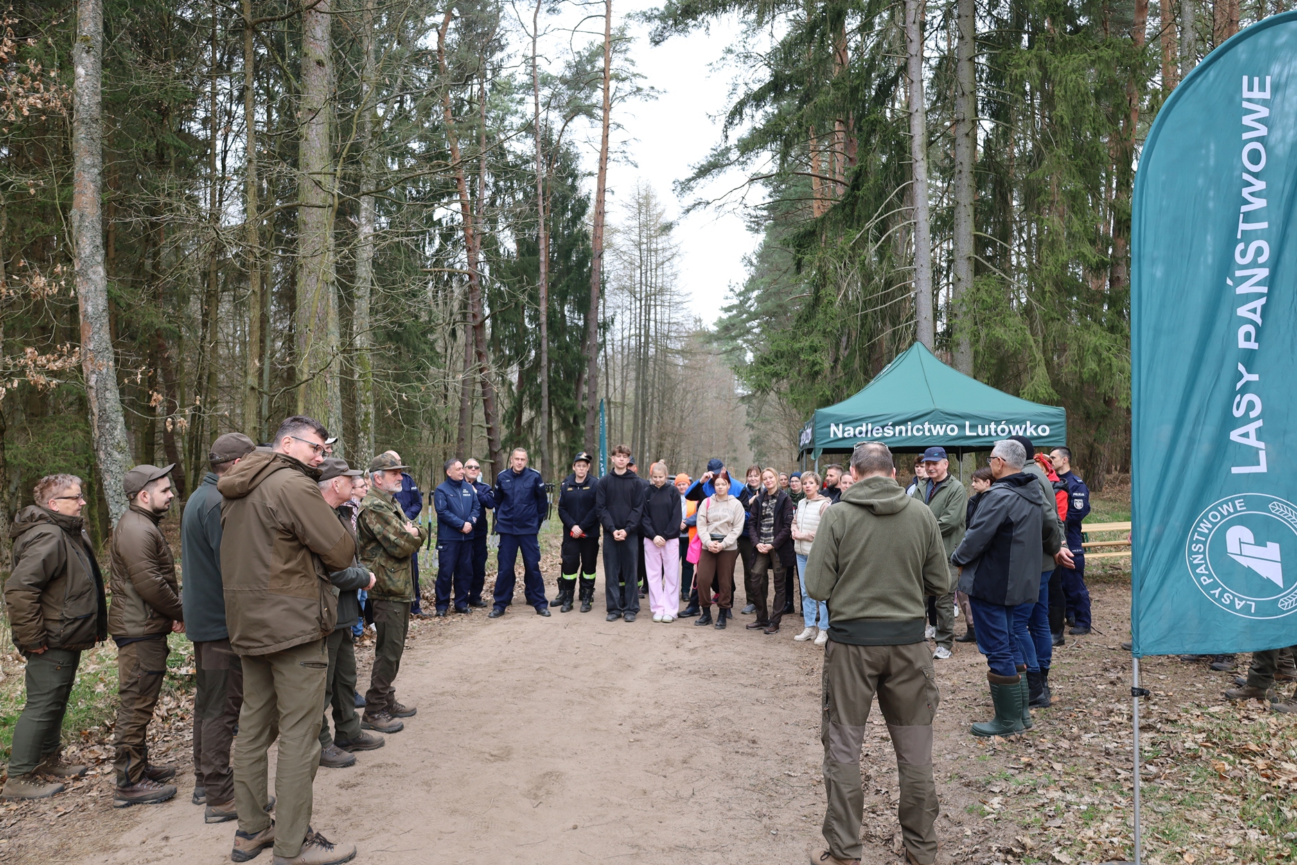 Sadzenie lasu w Leśnictwie Adamowo
