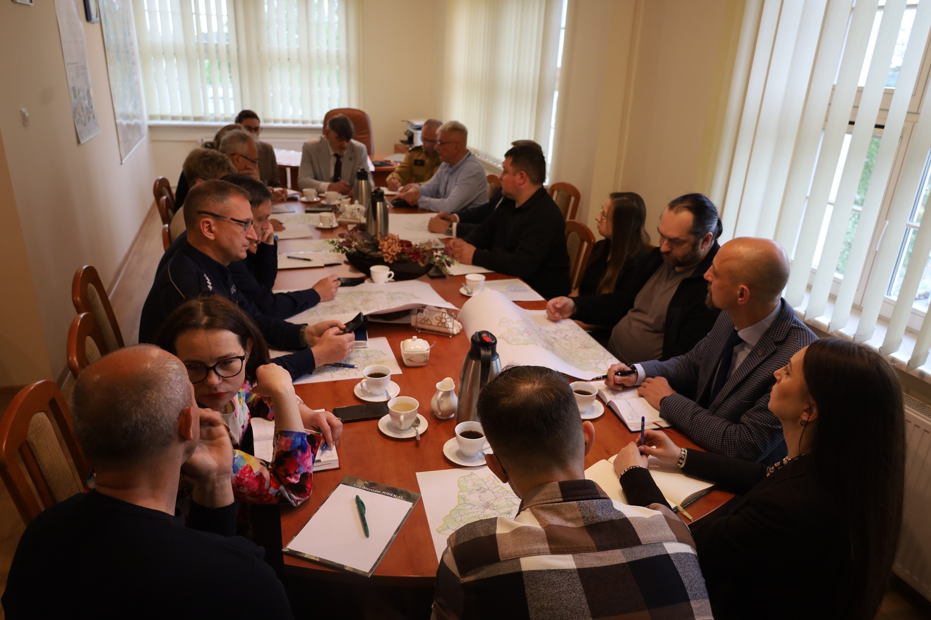 Spotkanie Powiatowego Zespołu Zarządzania Kryzysowego