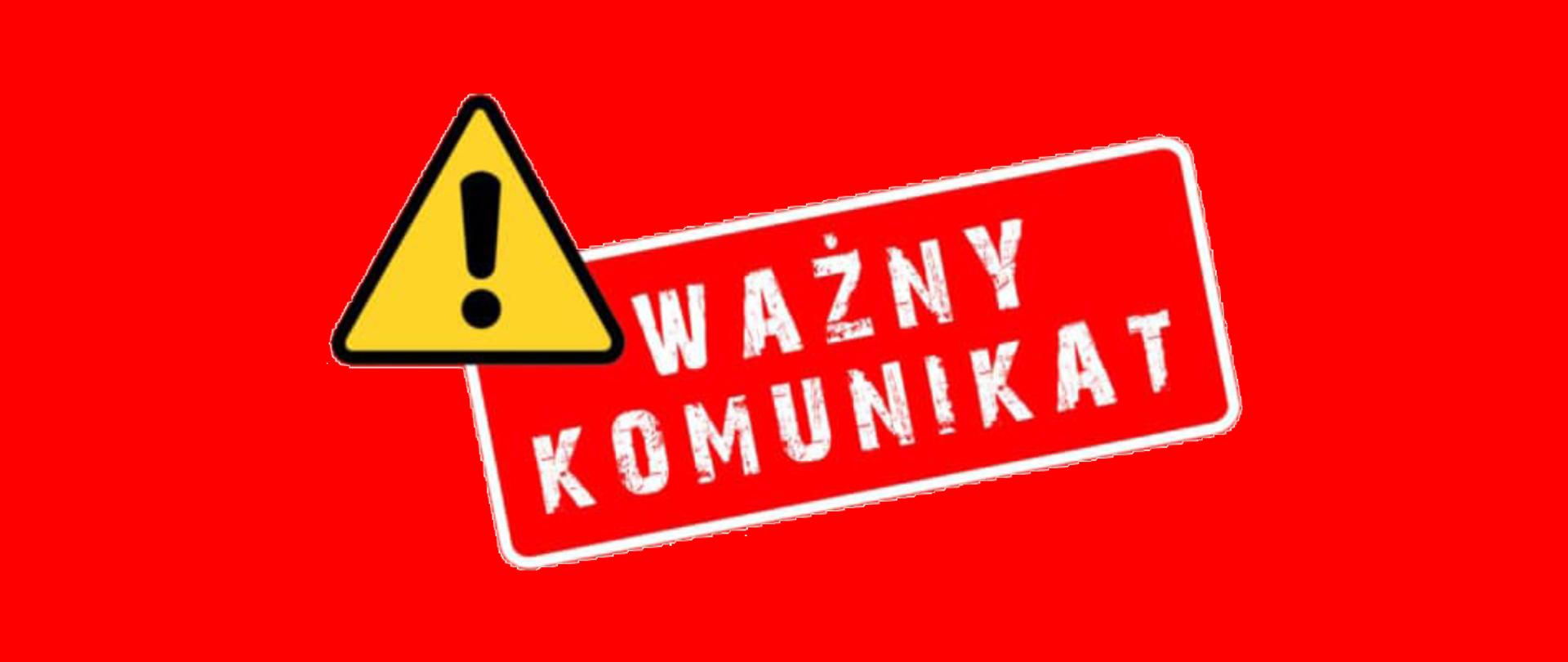 Komunikat techniczny